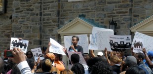 Cheyney University students walk out!