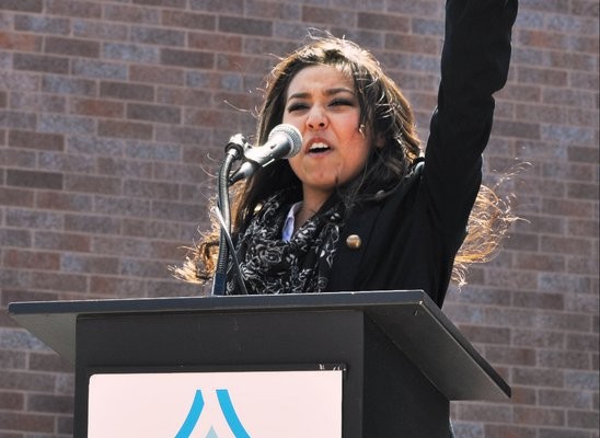 Students speak at Denver rally!