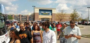 Walmart response to workers' rights? "Evacuate!"