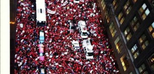 SLAP students stand with Chicago Teachers Union